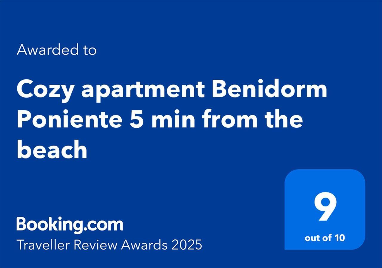 Cozy Apartment Benidorm Poniente 5 Min From The Beach 외부 사진
